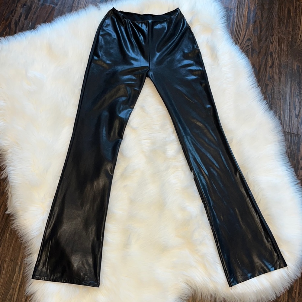 Flash Sale⚡️Faux Leather Bootcut Pants